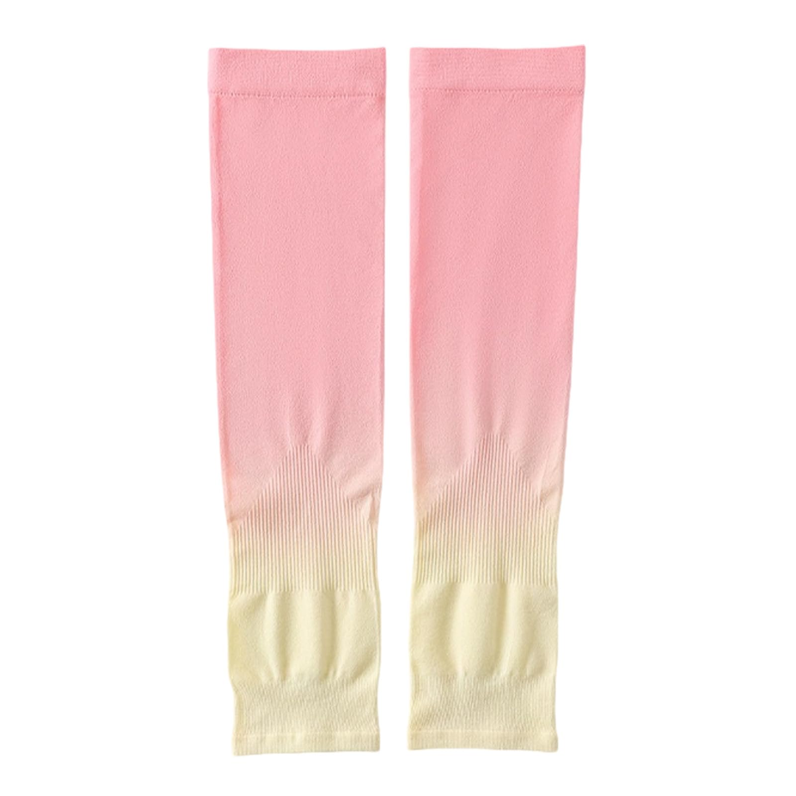matumou Sleeves, Cooling Arm Sleeves with Thumb Hole, Gradient Color Ice Silk UV Sleeves for Women Summer Driving Cycling
