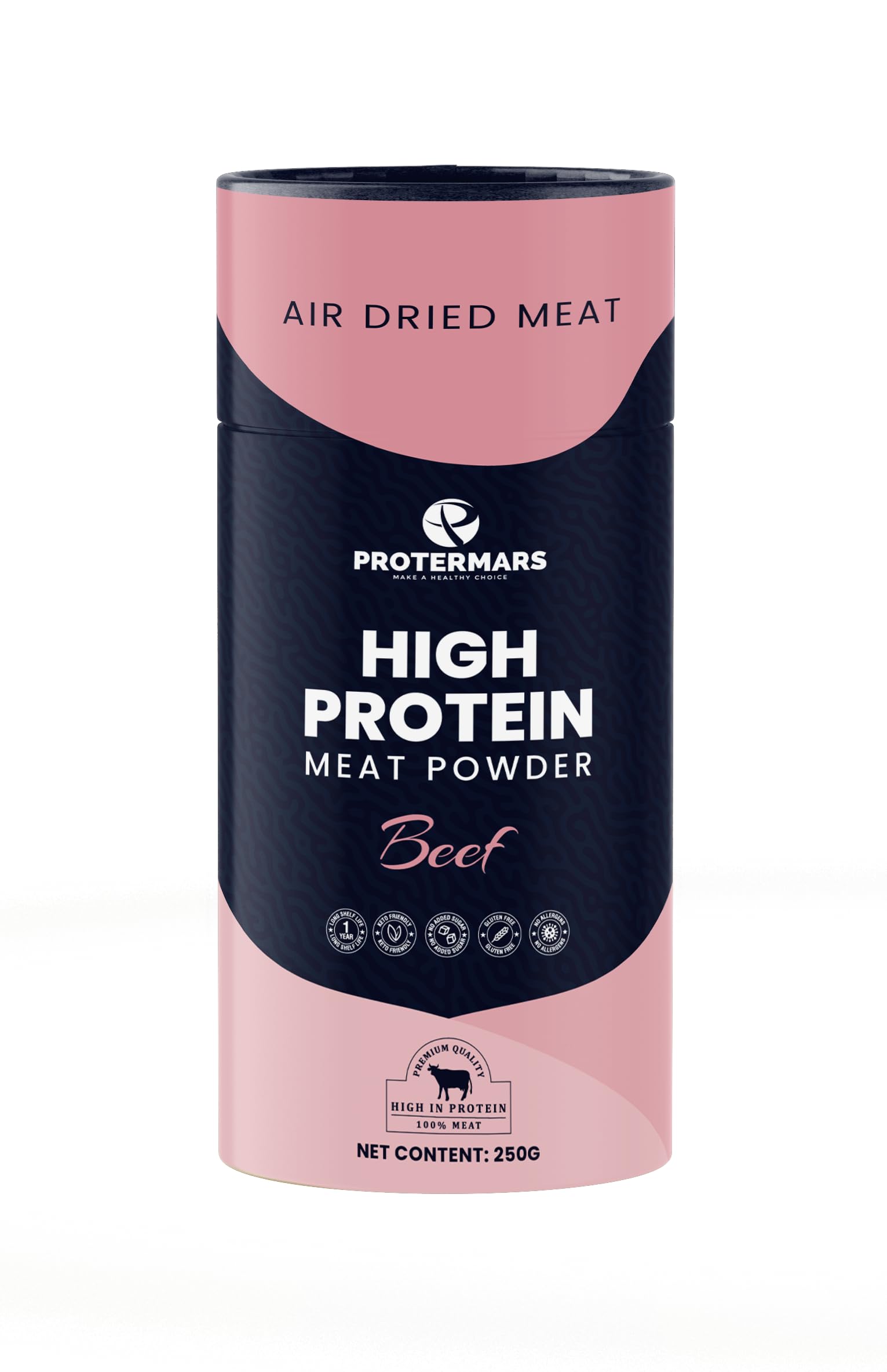 Poudre de bœuf riche en protéines - Poudre de bœuf carnivore - Poudre de bœuf cétogène - 85 % de protéines