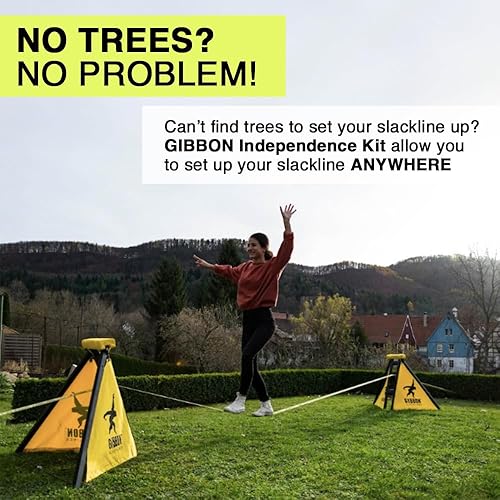 Miniatura 2 de GIBBON SlackFrame - Slackline A-Frame to Slackline Without Trees - Slack Line Accessory Adjustable Frame