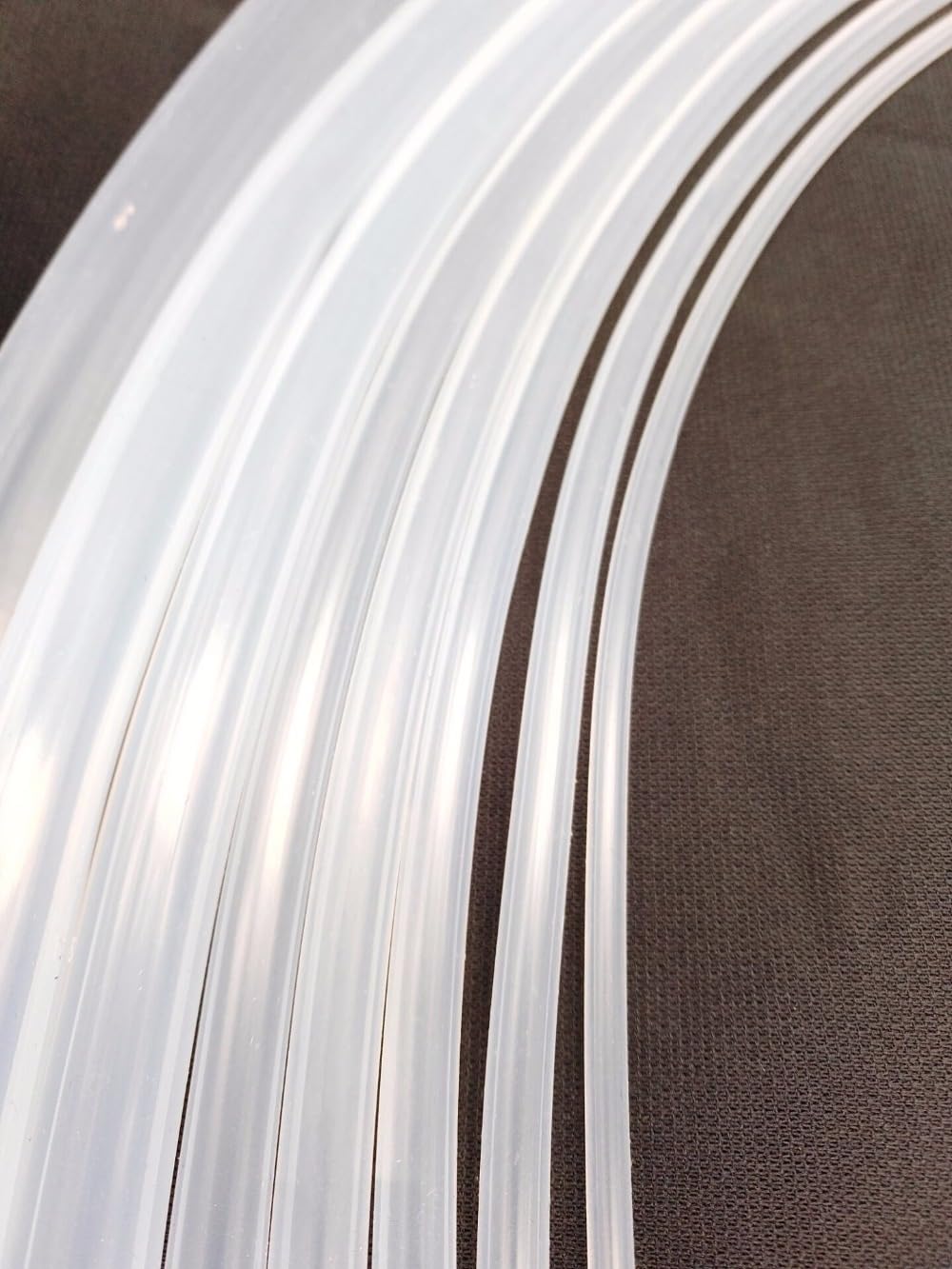 flexiable rubber Transparent Silicon Rubber Tube External Diameter 4mm 6mm 7mm 8mm 12mm 14mm Flexible Silica gel Hose 1 Meter drain elastic (Size : ID 5mm X od 7mm)