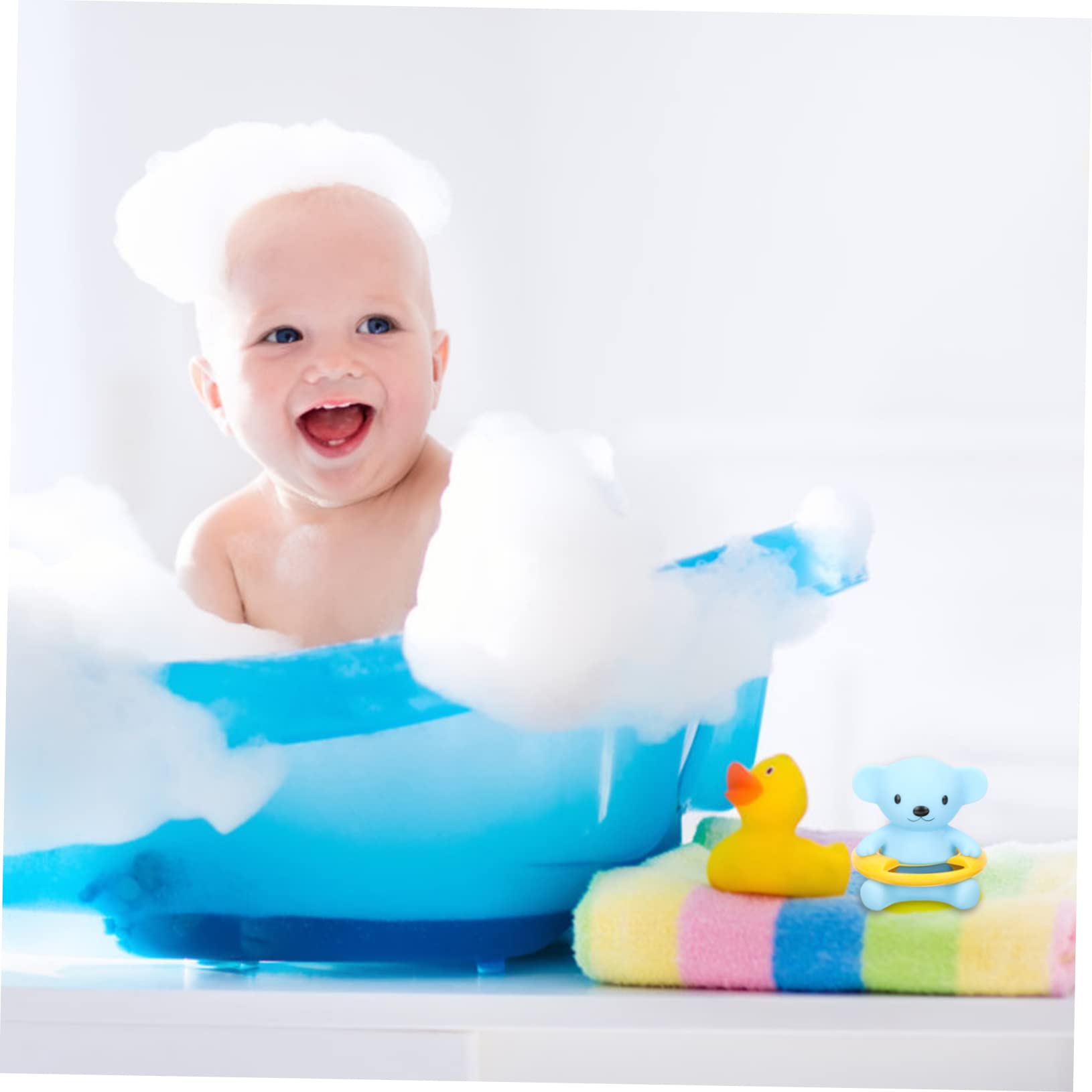 STOBAZA 3pièces Thermomètre Flottant Électronique Pour Garçon Fille Mesure De Température De Bain Piscine Affichage Numérique Et Sécurité Pour Peau Délicate Des Garçon Fille