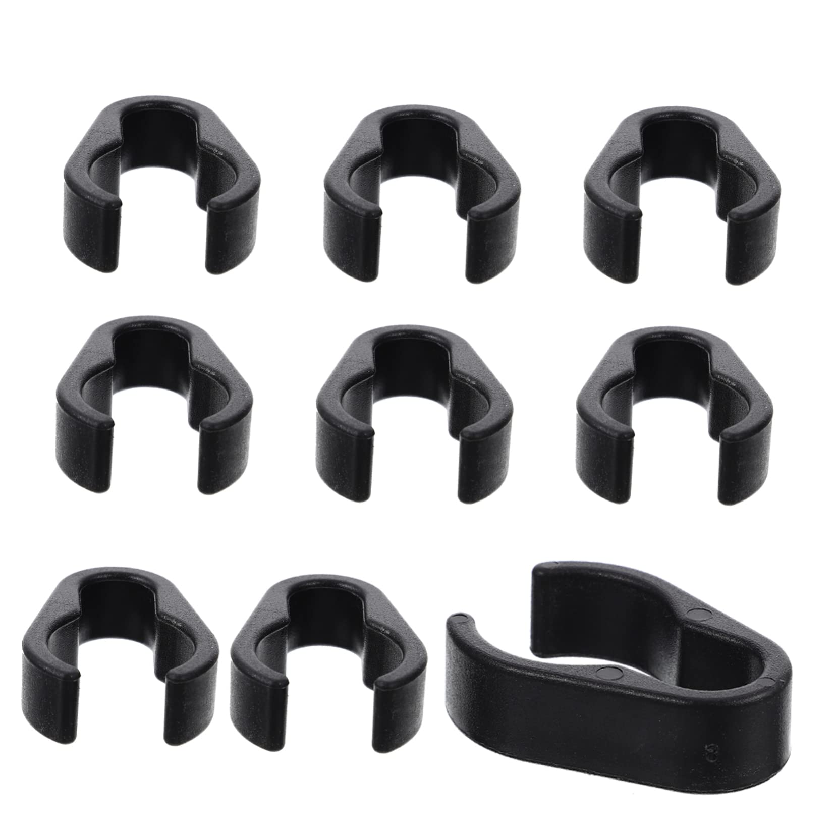 GALPADA 10Pcs Mic Cable Clips Organizer for Microphone Cables Durable Clamps for Mic Stands Easy to Use Compatible with Microphone Stands Efficient Cable