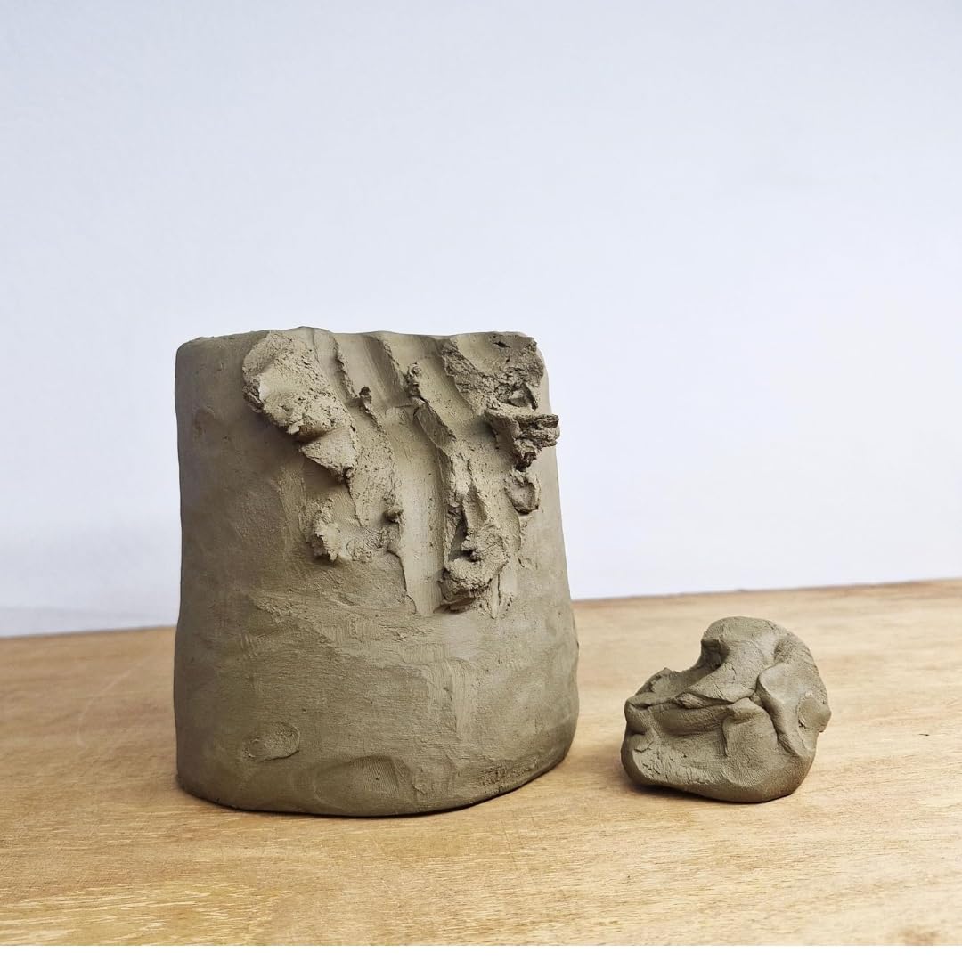 Natural Pottery Clay for Sculpting and Hand Building | Highly Pliable, Wheel Throwing, Air Dry Compatible, Smooth Texture, Beginners & Artists-picture-19