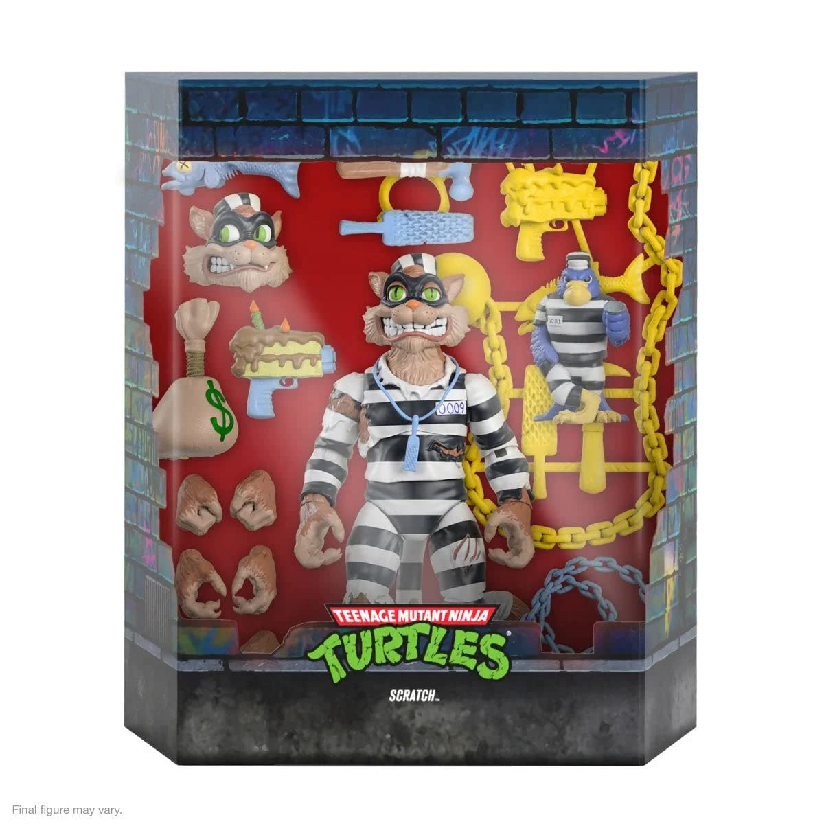 Super7: Teenage Mutant Ninja Turtles Ultimates: Scratch 7-inch Action Figure, Orange, White, 7 inch - Image 3