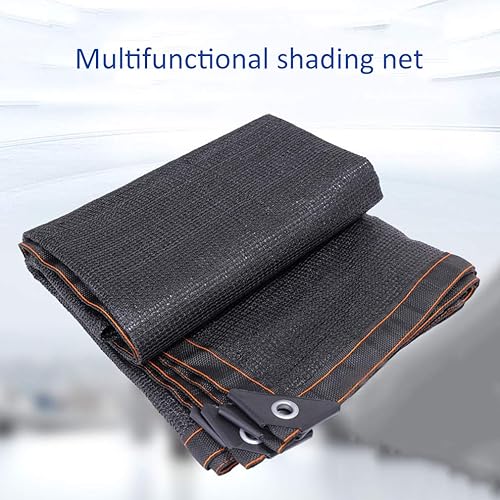 Miniatura 2 de Tela de malla permeable al agua y al aire, resistente a los rayos UV, con ojales, para tejado, patio, garaje, jardín, balcón (9.8 x 9.8 ft)