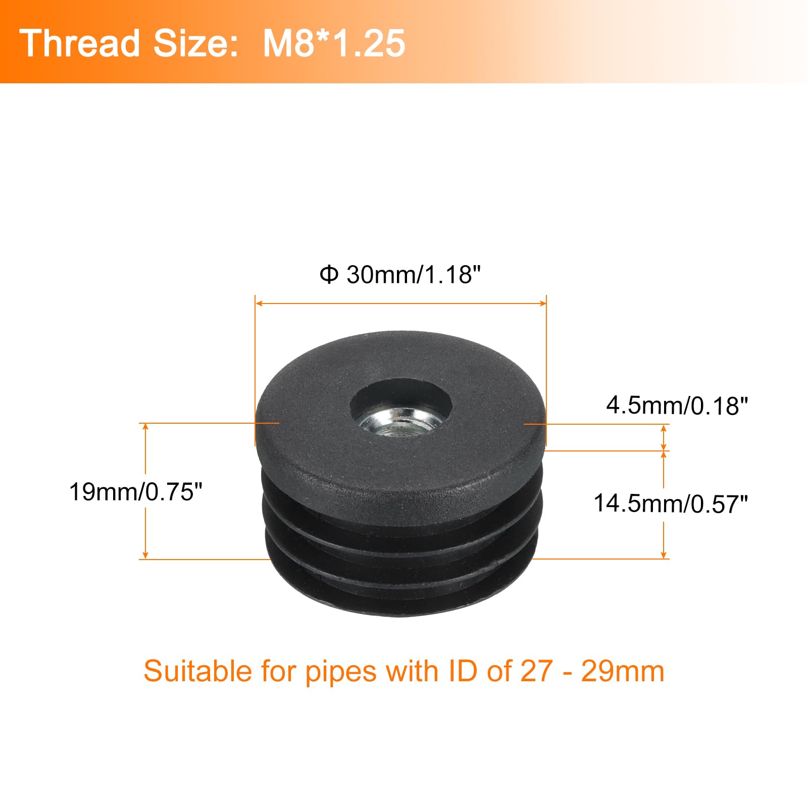 Inserti Filettati Inserti Per Tubi Filettati 10 Supporti Per Tubo A Forma Di U Quadrati, 30 X 30 Mm, In Acciaio Inserti Per Tubi M10 Vital Parts Inserti Filettati Inserti Per Tubi Filettati 10 Supporti Per Tubo A Forma Di U Quadrati, 30 X 30 Mm, In Acciaio Inserti Per Tubi M10 Vital Parts