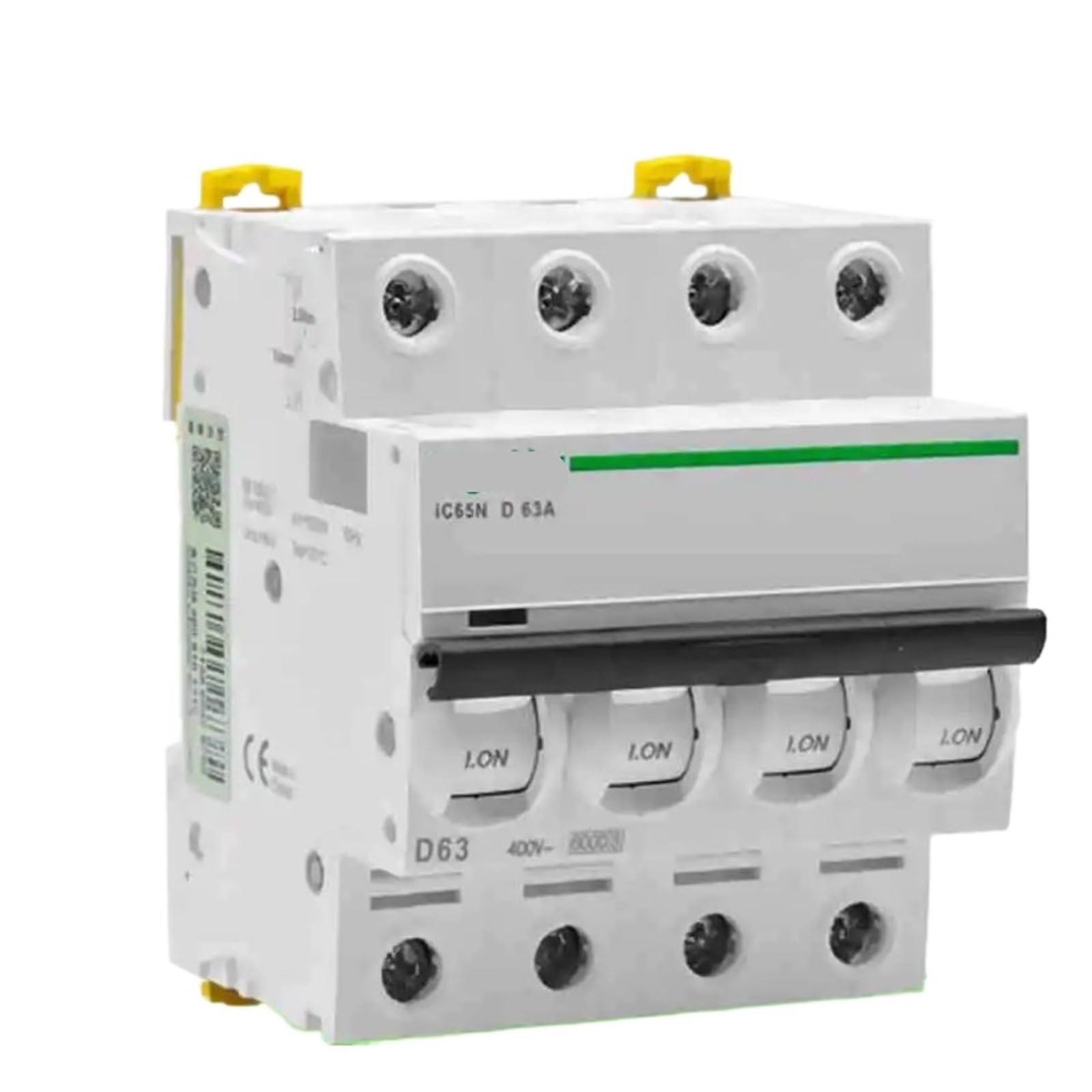 TYEXCZARF IC65N-D/4P Miniature circuit breaker 1A-63A iC65N4PD3A iC65N4PD6A iC65N4PD16A(1P 63A)