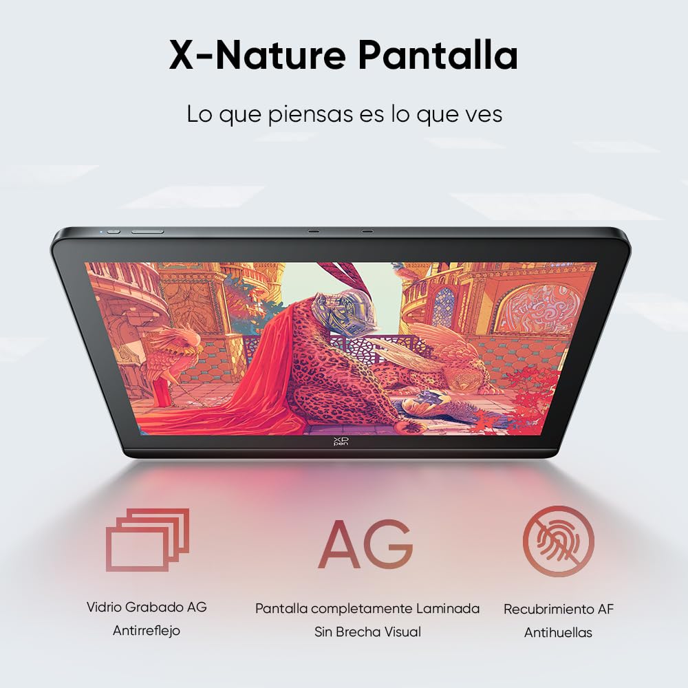 XPPen Artist Pro 19 Gen2 Tableta Gráfica con Pantalla 4K con 2 Lápiz 16K Niveles de Presisón, Tableta Dibujo Digital Profesional 18.4 Pulgadas Compltamente Laminada 156% sRGB con ACK05 Mini Teclado
