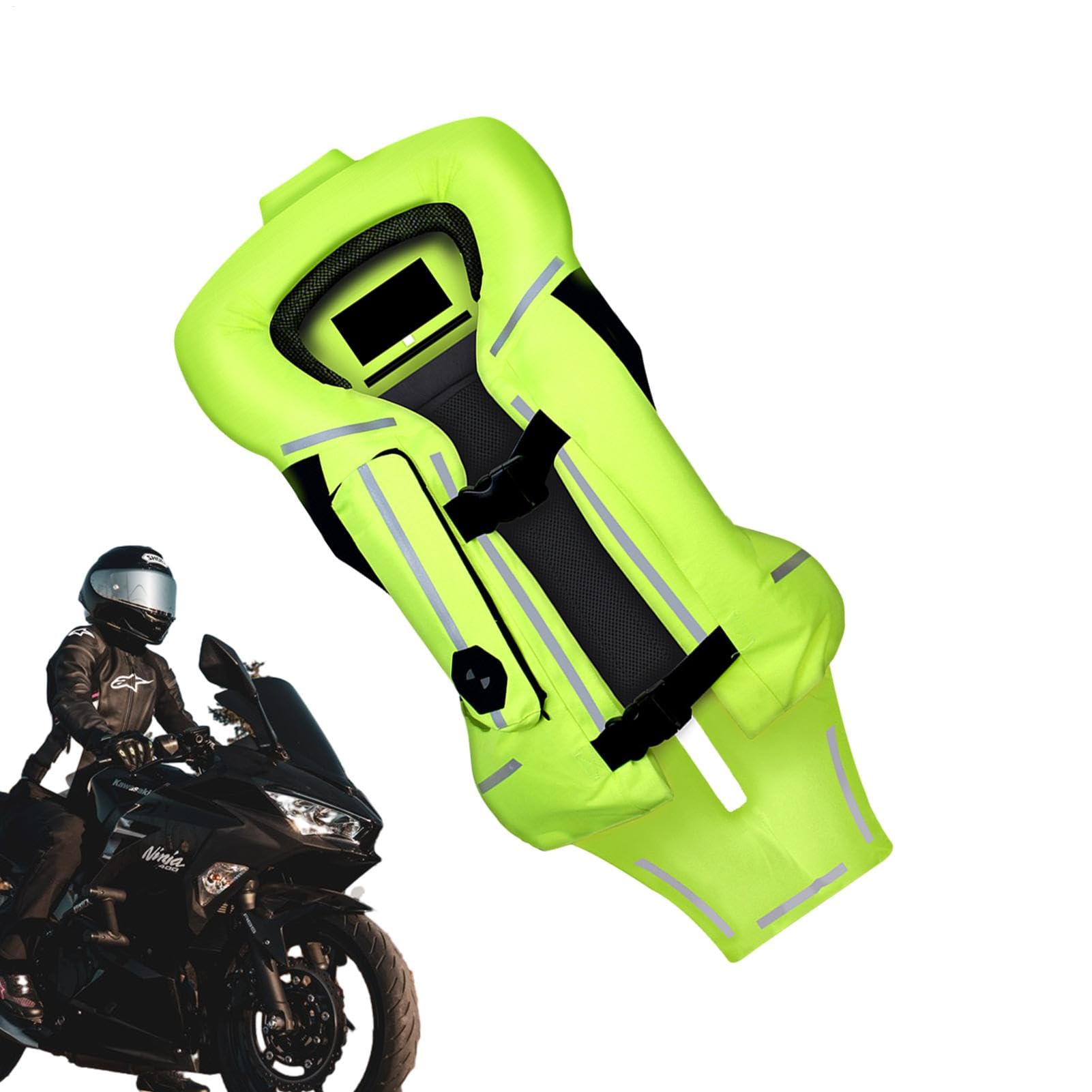 Gilet de protection pour moto, léger, avec bande réfléchissante, gonflable, professionnel
