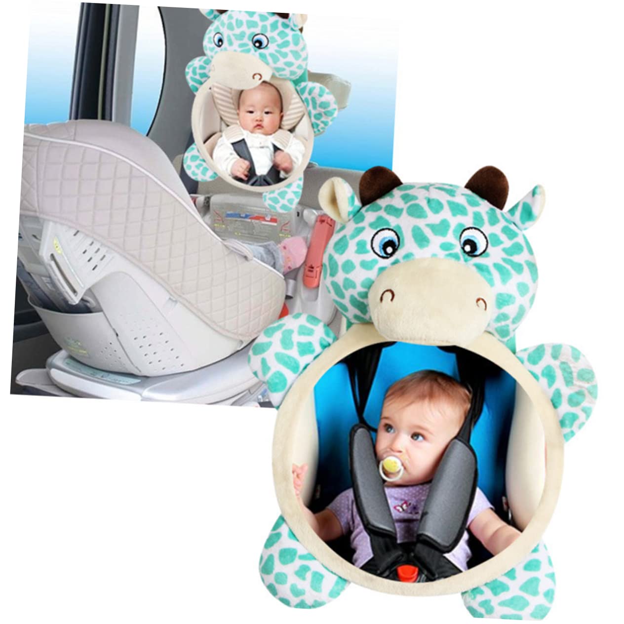 OUNONA 3 Pièces miroir déformant Rétroviseur d'observation pour Rétroviseur de pour pour siège de voiture pour inverser