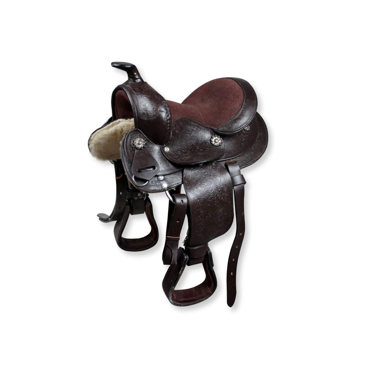Silver Star Sella Pony Western Marrone 10” = 25,5 cm