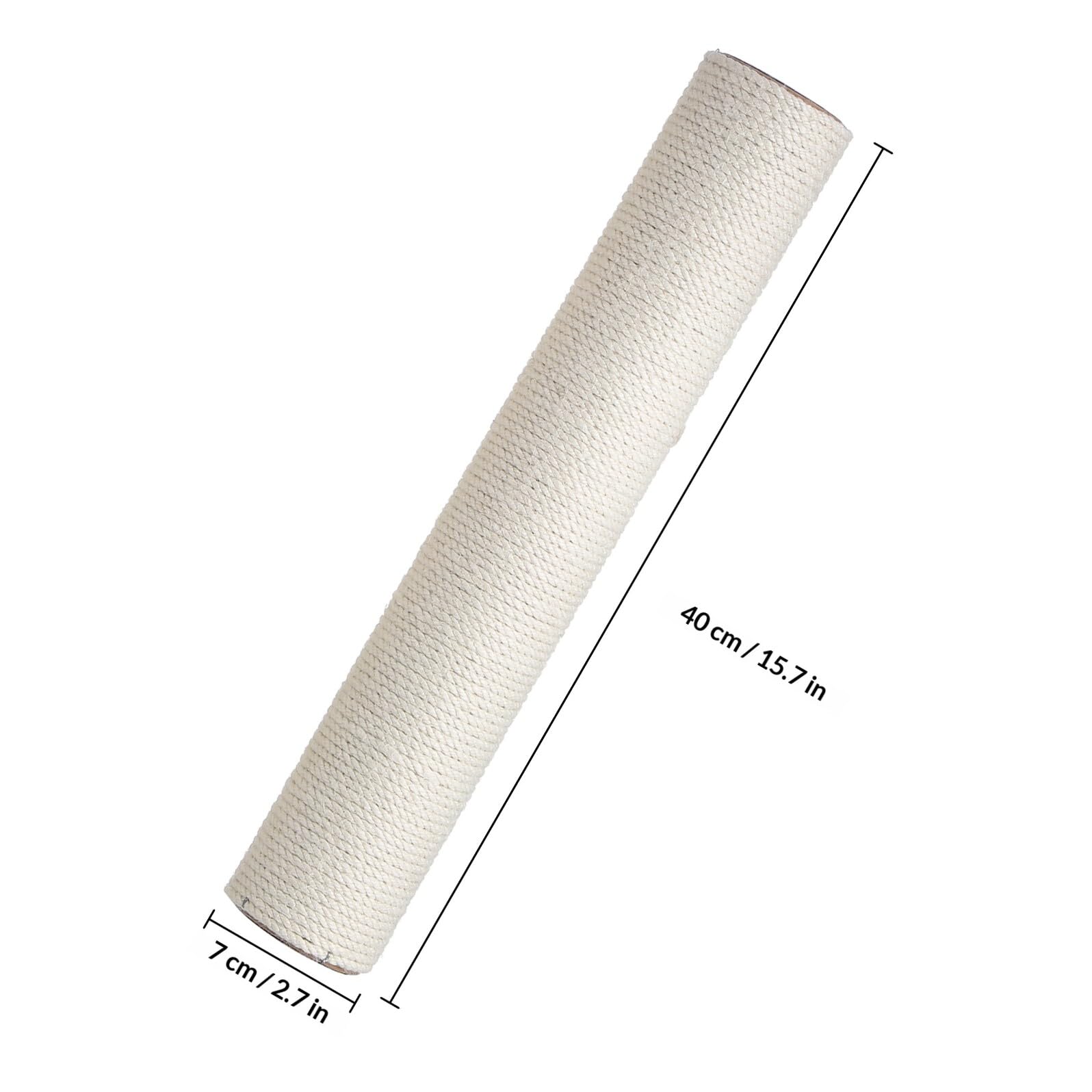 Garneck 2 Stück Kratzbaum Säulen aus Sisal für Katzenbabys Gesundes Kratzen und Einfache Montage für Indoor Katzenmöbel Schraublochdurchmesser 8mm