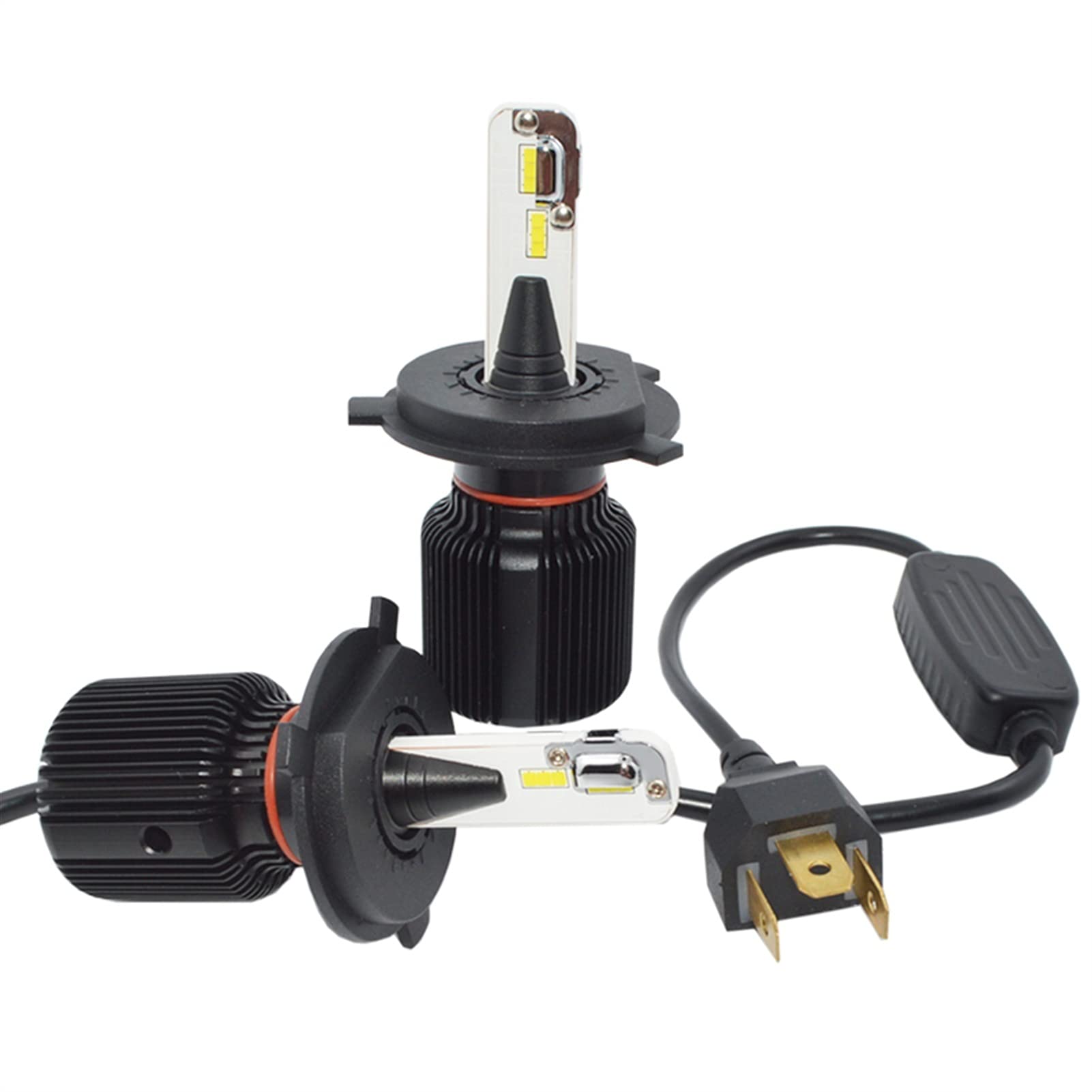 Żarówka ledowa Reflektor Bulb H4 LED H7 H11 9005 HB3 9006 HB4 40W Niezwykle jasny LED Reflektor samochodu Wysokiej mocy White 6000K Car Styling (Size : H4/9003/HB2 Hi/Lo)