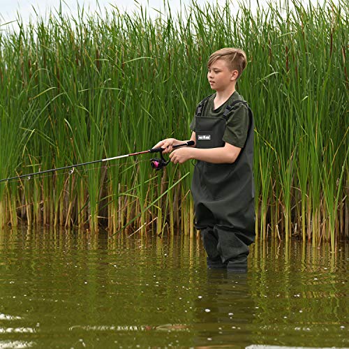 Waders Mannen Visserij broek met laarzen Maat 38-47 Waterdichte Vijver Visserij Waders Broek - Image 7