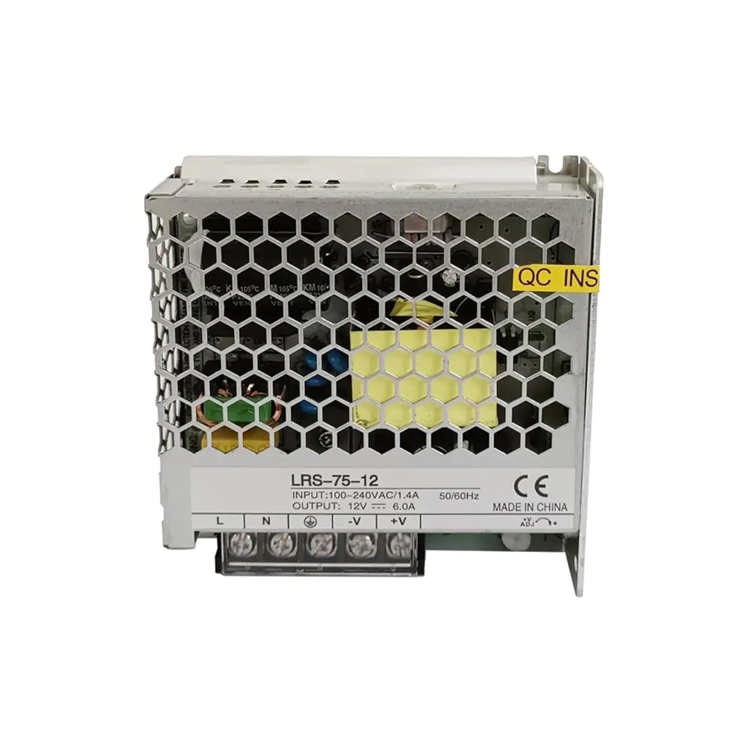 LRS-75W 100-240V 1.5A Input Switching Power Supply 12V 24V Single Output Ultra-Thin Transformer (Color : 24V 3.2A)