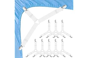 Morcheiong 8 Pack WADFREE Bed Sheet Straps
