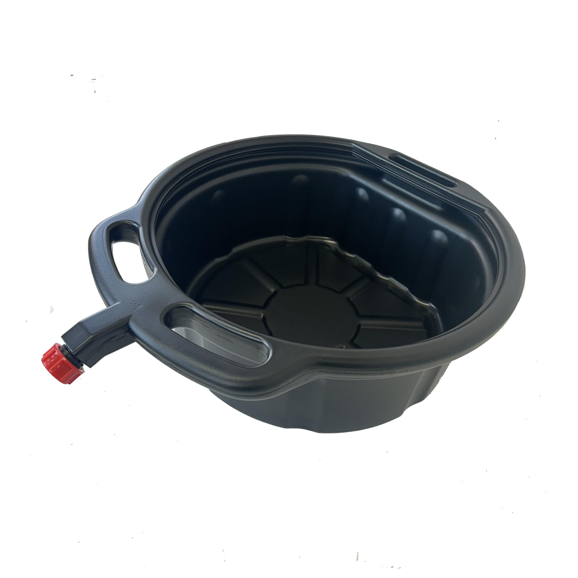 Xtron Bikewear Black 15Litre Heavy Duty Oil Coolant Gearbox Fuel Drain Pan Tray For Car Motorbike, High Density Polyethylene (Hdpe), Gasoline & Diesel