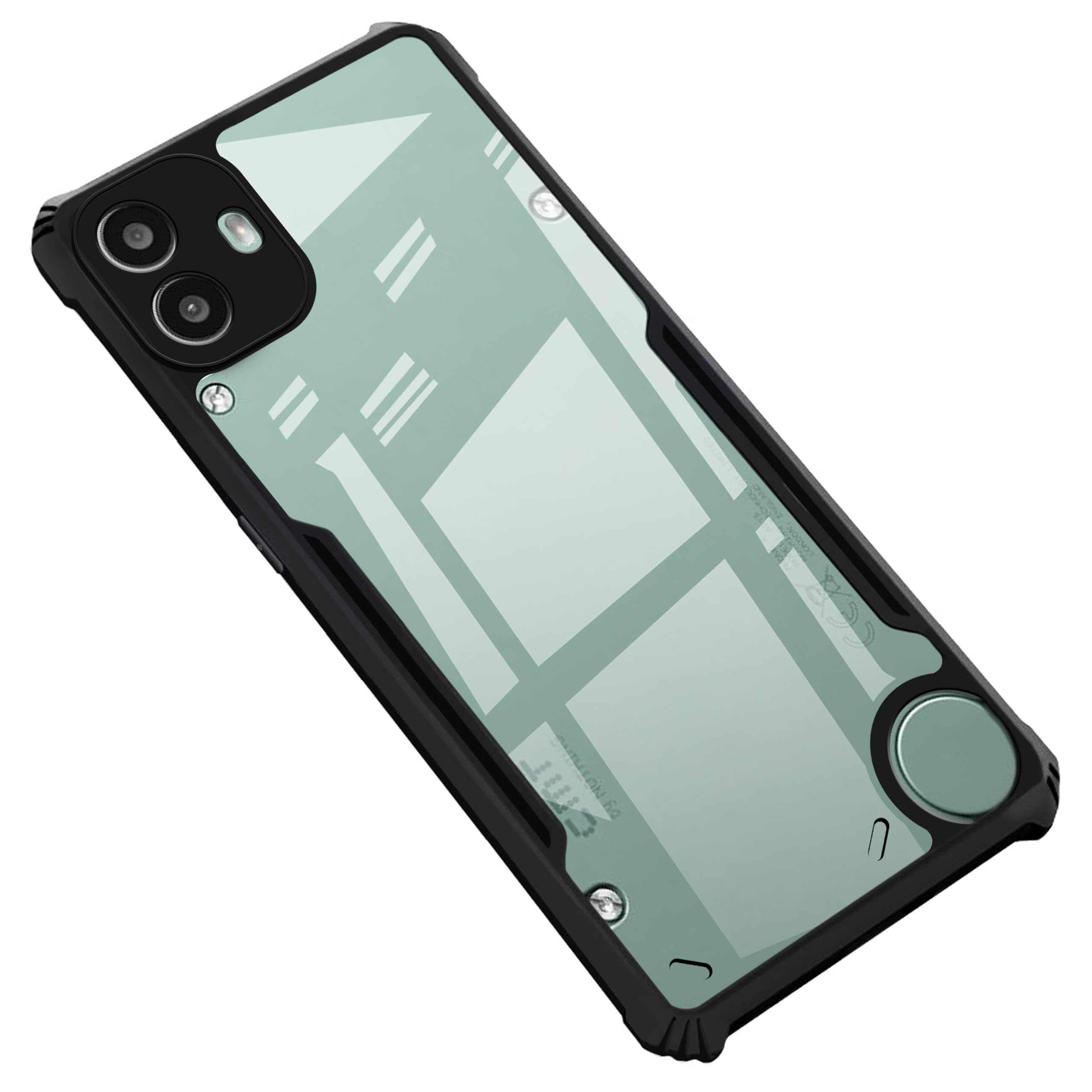 Zapcase Back Case Cover for CMF by Nothing Phone 1 | Compatible for CMF by Nothing Phone 1 Back Case Cover | Clear Case with Camera Protection | (TPU + PC | Matte Black) (B0DB82F945) Amazon Price History, Amazon Price Tracker