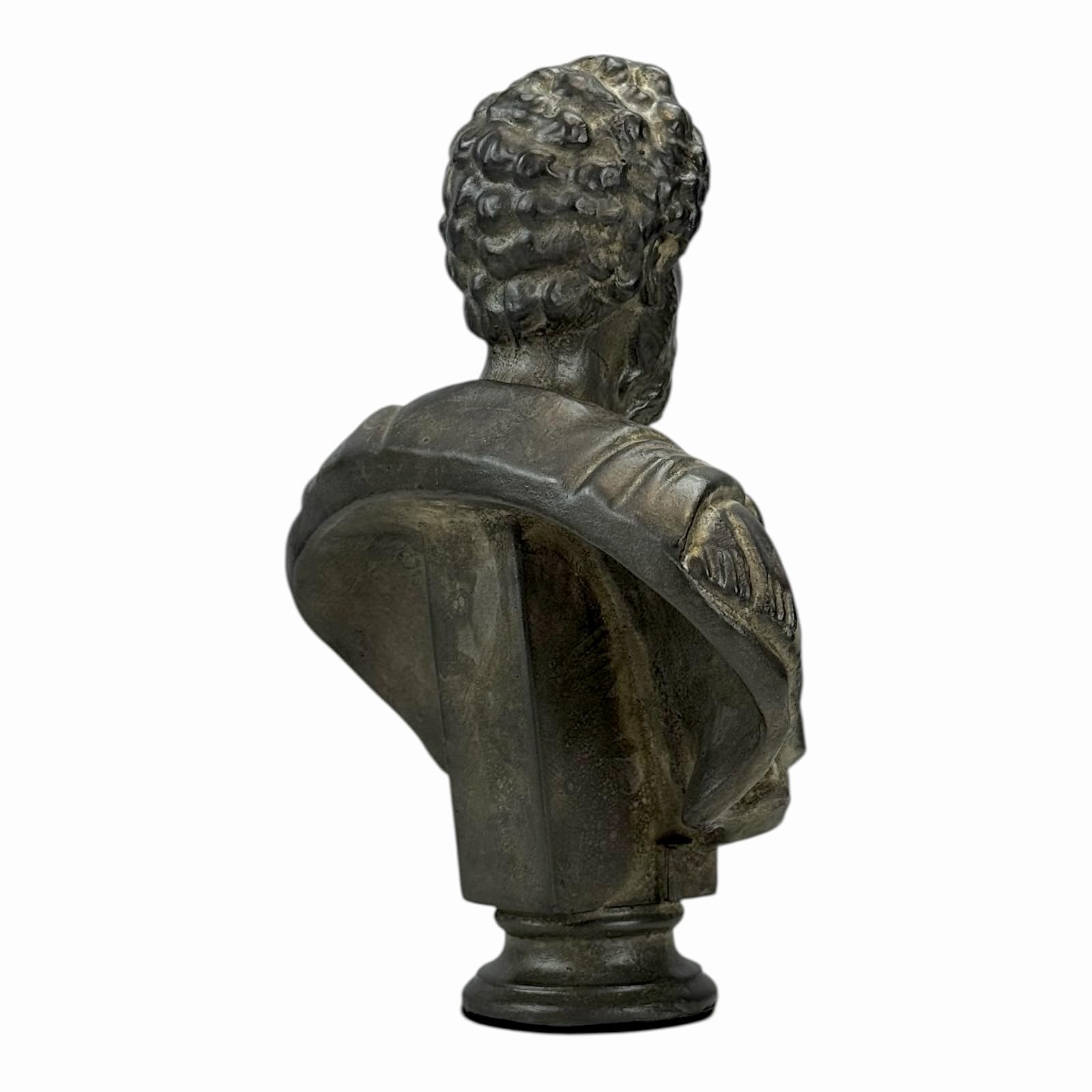 Busto Marco Aurelio – Scultura imperatore romano e filosofo stoico, arte greca fatta a mano, decorazione classica, 17,8 cm