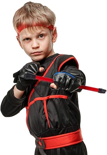 Miniatura 5 de ArtCreativity Juego de 6 dardos ninja con 2 dardos cada uno, juguetes ninja para niños, divertidos accesorios de disfraz de Halloween, los mejores