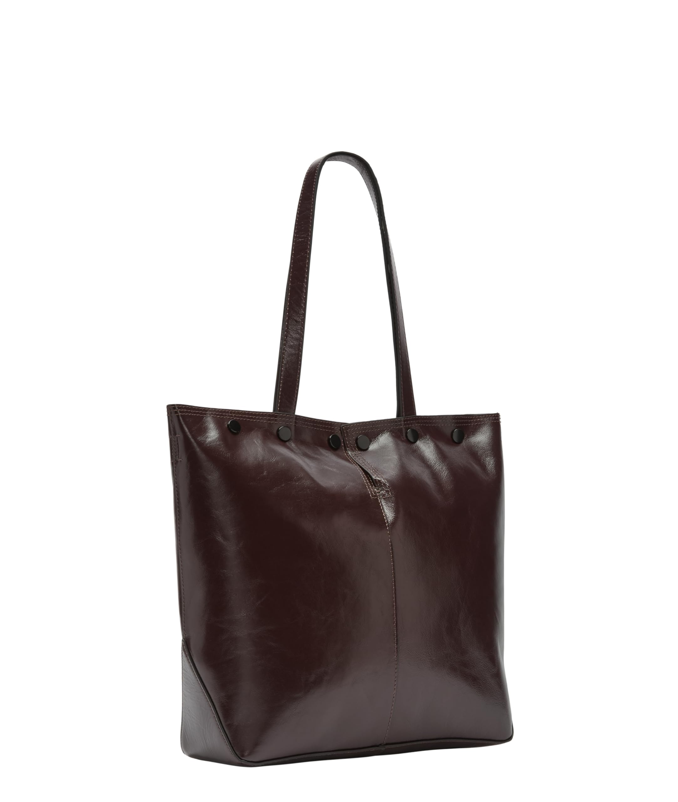 Liebeskind Berlin Tote L Rive Paper Touch Crinkle Burgundy, burgundowy
