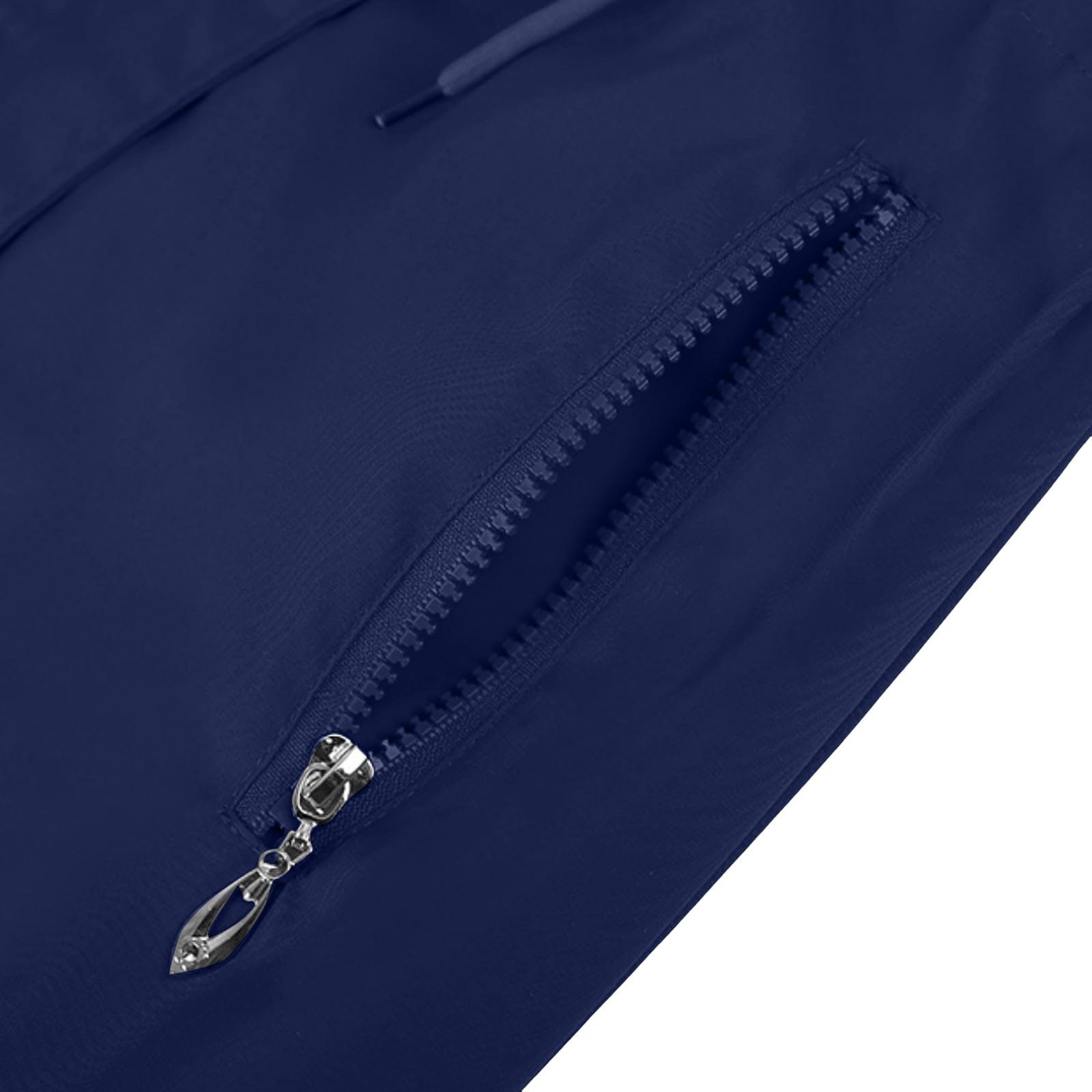 Chubasquero impermeable para mujer, ligero, elegante, con capucha