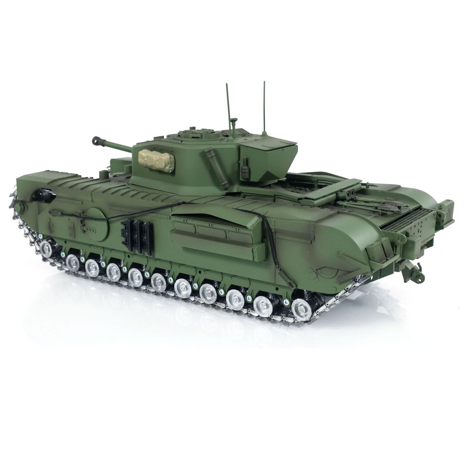 TOUCAN RC HOBBY Td 1/16 Char militaire RC Chaînes en métal Véhicules radiocommandés