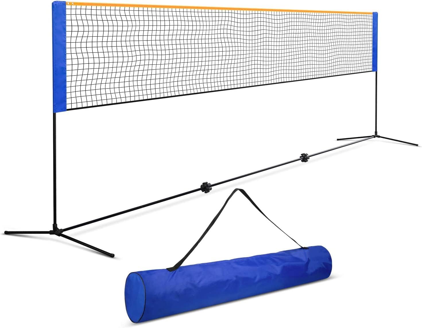 Adjustable Height Portable Badminton Net Set Badminton Tennis Net Set