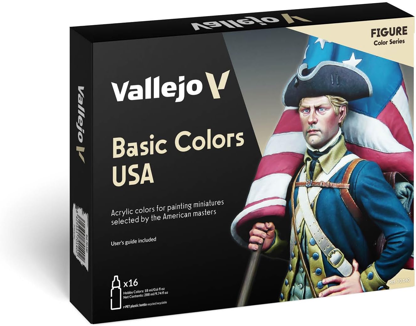 Vallejo 70140 Vallejo Model Colour Basic Colors USA Acrylic Paint Set