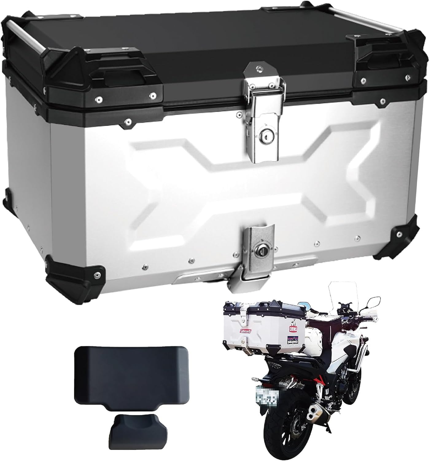 Amazon | 【日本企業】 SKK リアボックス バイク用 大容量 アルミ 取付 