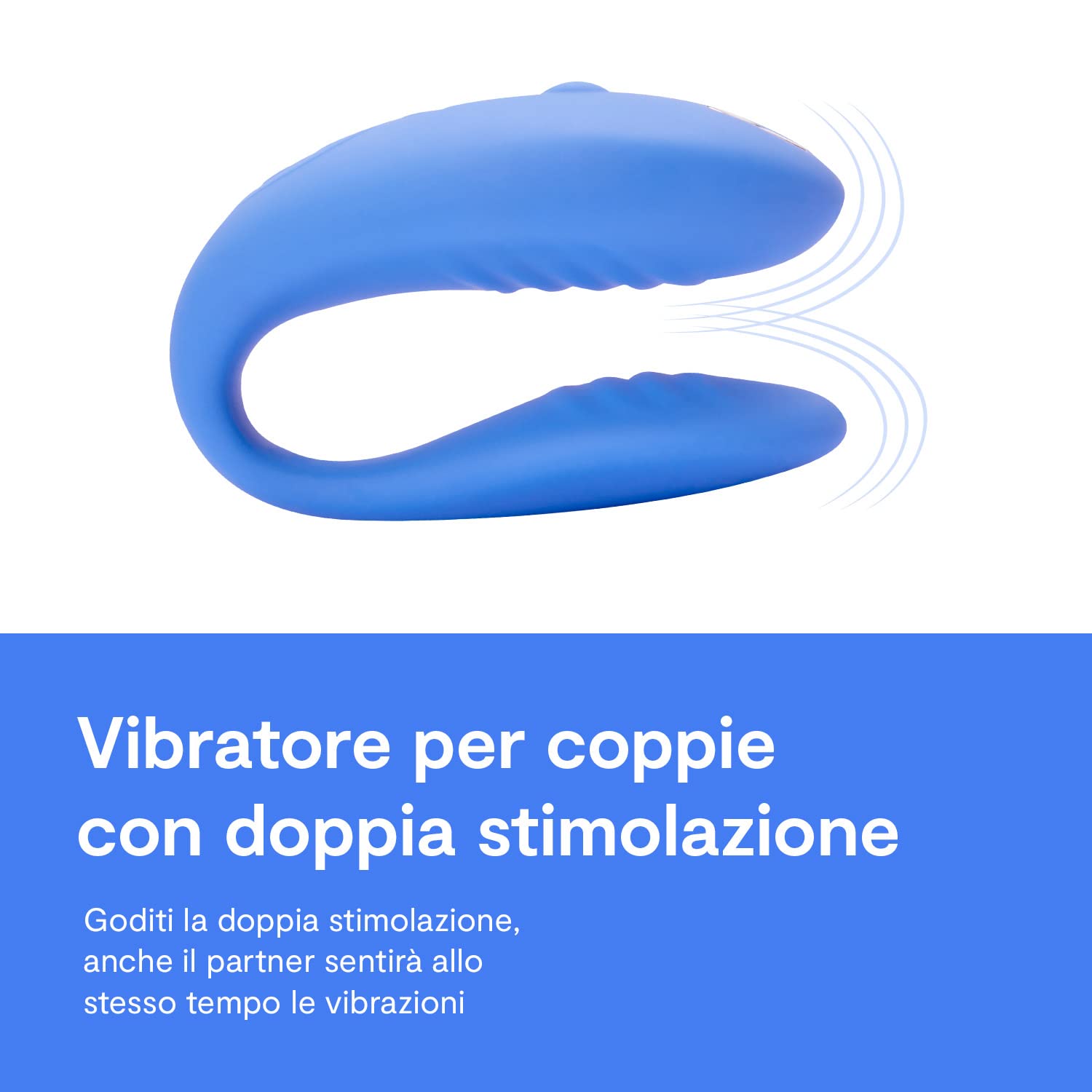 We-Vibe Match Vibratore di Coppia - Sex Toys per Uomo Donna Coppie - Punto G e stimolazione clitoridea - con Telecomando -Impermeabile - Giochi sesso per adulti coppie lui lei
