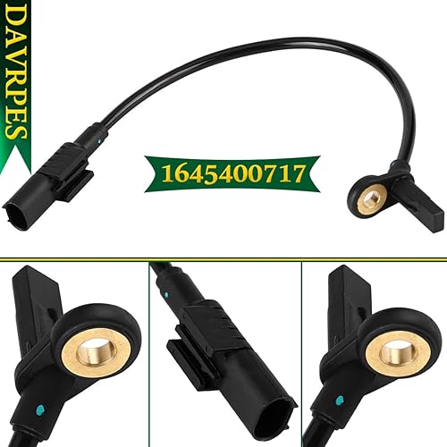 Miniatura 5 de DAVRPES 4PCS 1645400717 1645400917 Sensor de velocidad de rueda ABS delantero izquierdo y derecho para ML320 ML350 ML450 ML500 ML550 ML63 AMG R320