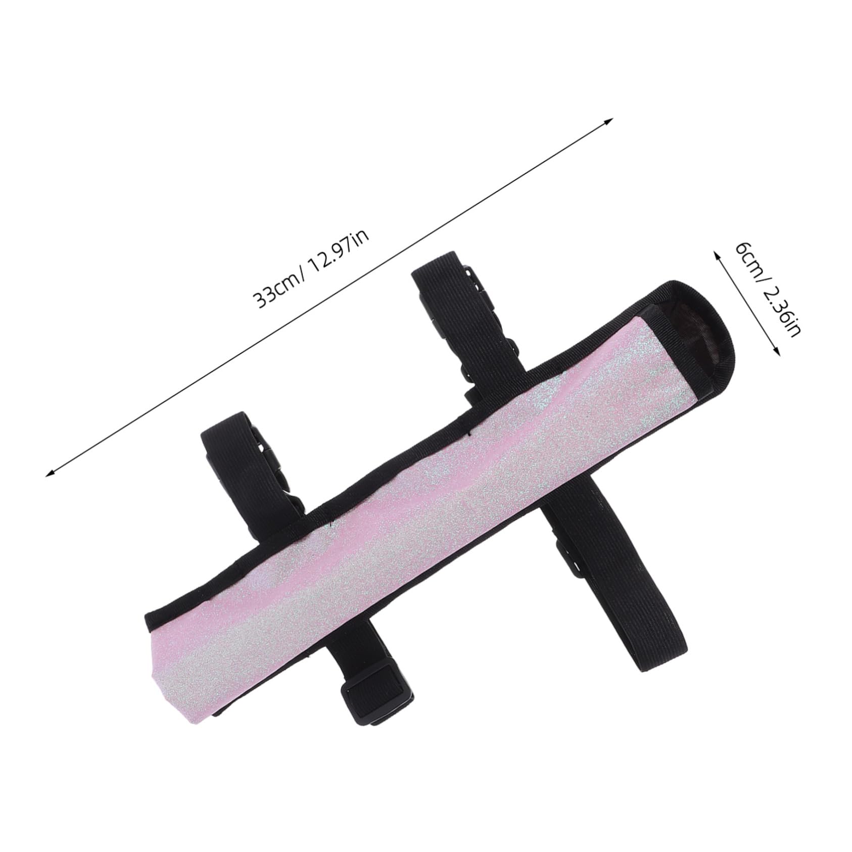 INOOMP Folding Hand Fan Carrier with Adjustable Thigh Strap Portable Canvas Pouch for Chinese Kung Fu and Tai Chi Fans for Dance Performances and Festivals