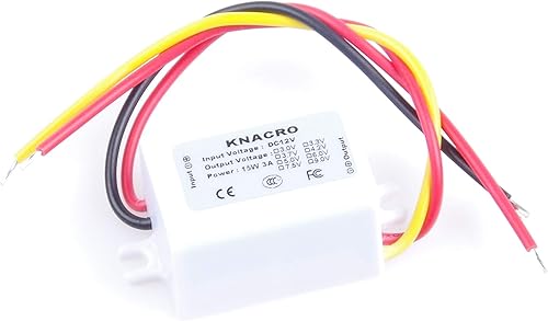 DC 6V 9V 12V 6-22V Paso abajo a DC 3V3A 3V 3A 9W impermeable DC Buck Convertidor Regulador de voltaje 6-22V a 3V 3A Fuente de alimentación de salida