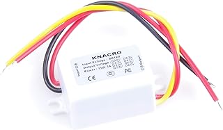 KNACRO DC 6V 9V 12V 6-22V Step Down to DC 3V/3A 3V 3A 9W Waterproof DC Buck Converter Voltage Regulator 6-22V to 3V 3A Adjustable Output Power Supply