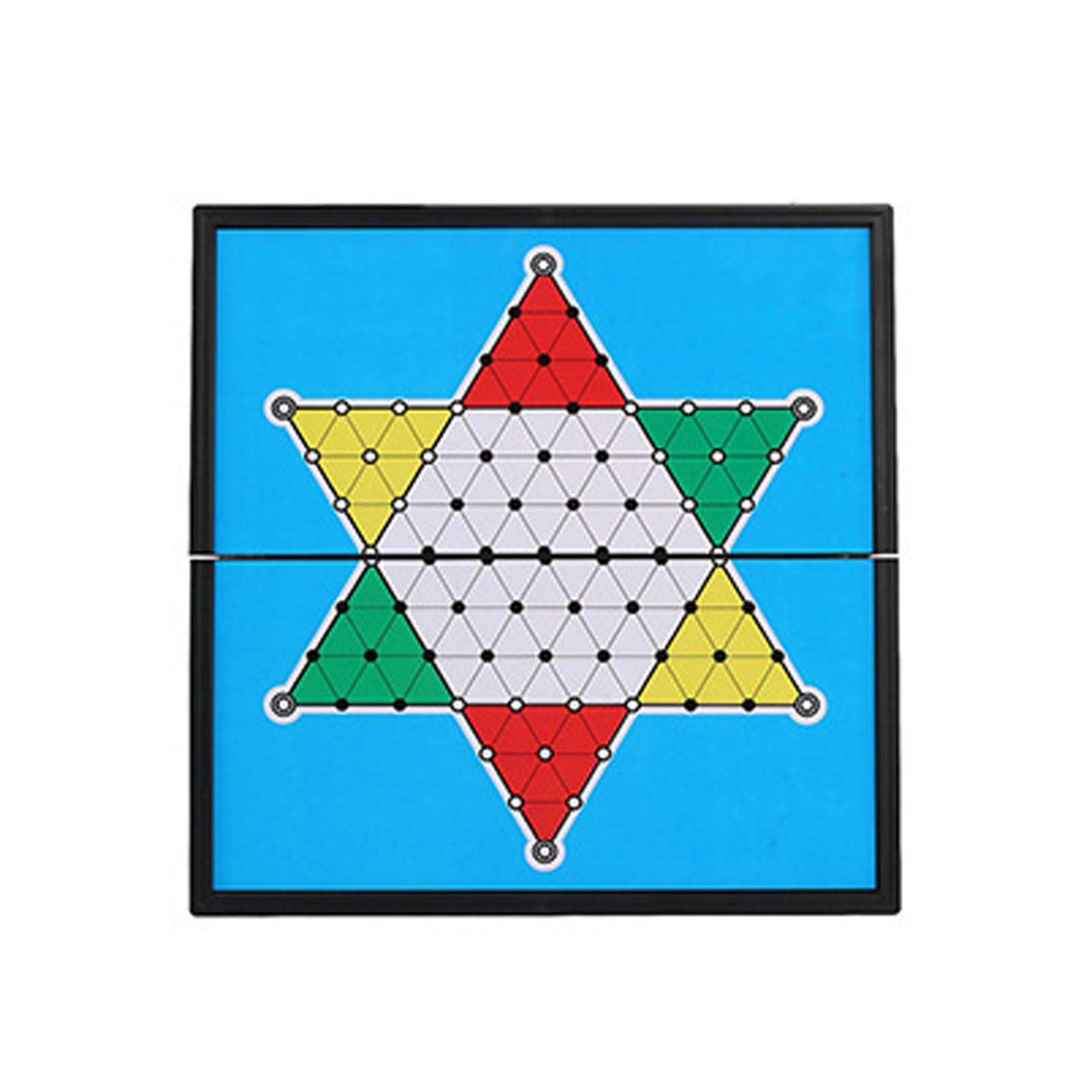 echiquier Jeu de Dames magnétiques Pliable et Portable for Enfants et Adultes, idéal for Les Voyages en Voiture et Le Camping en Famille. echecs Jeu(25 * 25 * 2cm)