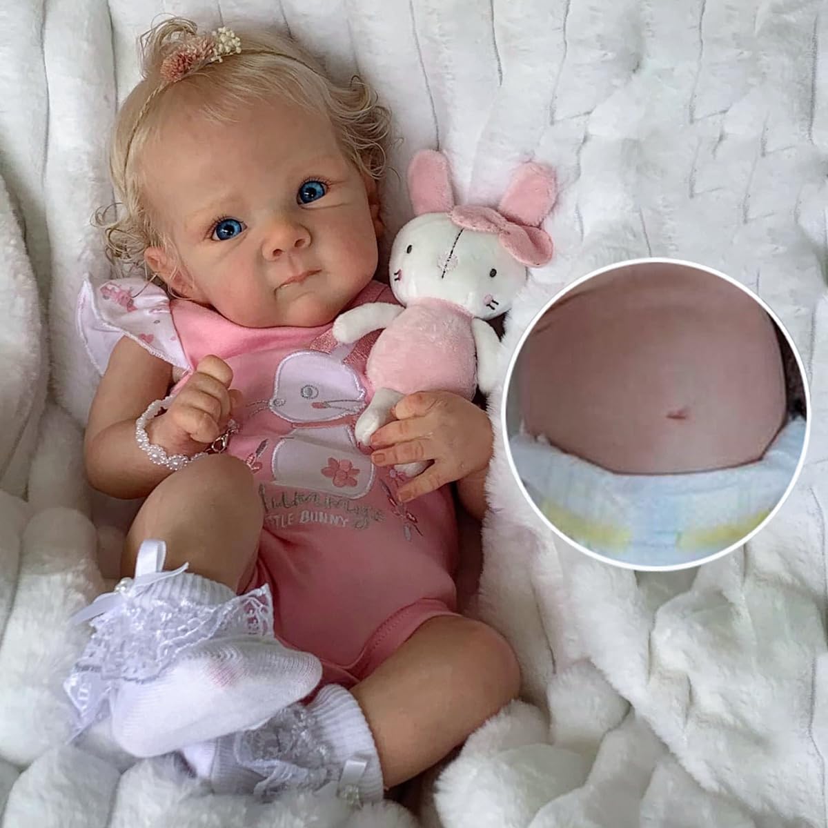 Zero Pam Reborn Baby Dolls Silicone Full Body, Realistic Baby Doll 18 Inch Anatomically Correct Real Baby Doll That Look Real Life Reborn Dolls with Accessories