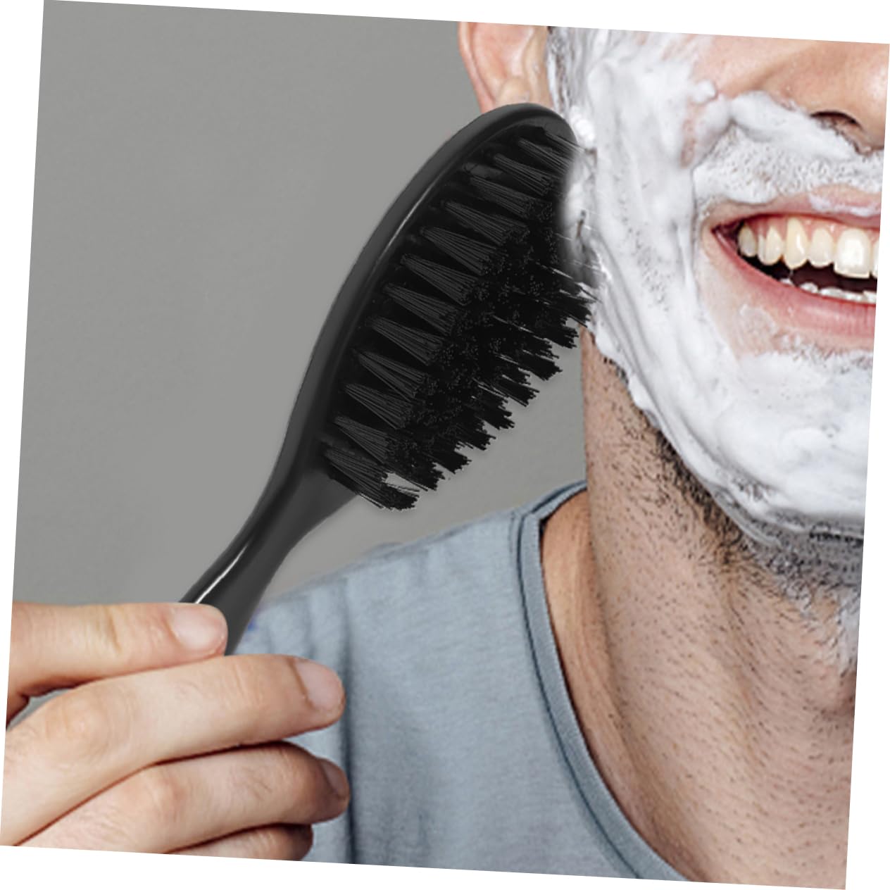 IWOWHERO Beard Brush Set of 8 Barber Duster Brush Barber Neck Duster Salon Shaving Tool Bristle Easy Travel