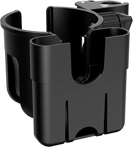 Soporte para teléfono y taza de scooter de movilidad para scooter, rodillos, andador, silla de ruedas