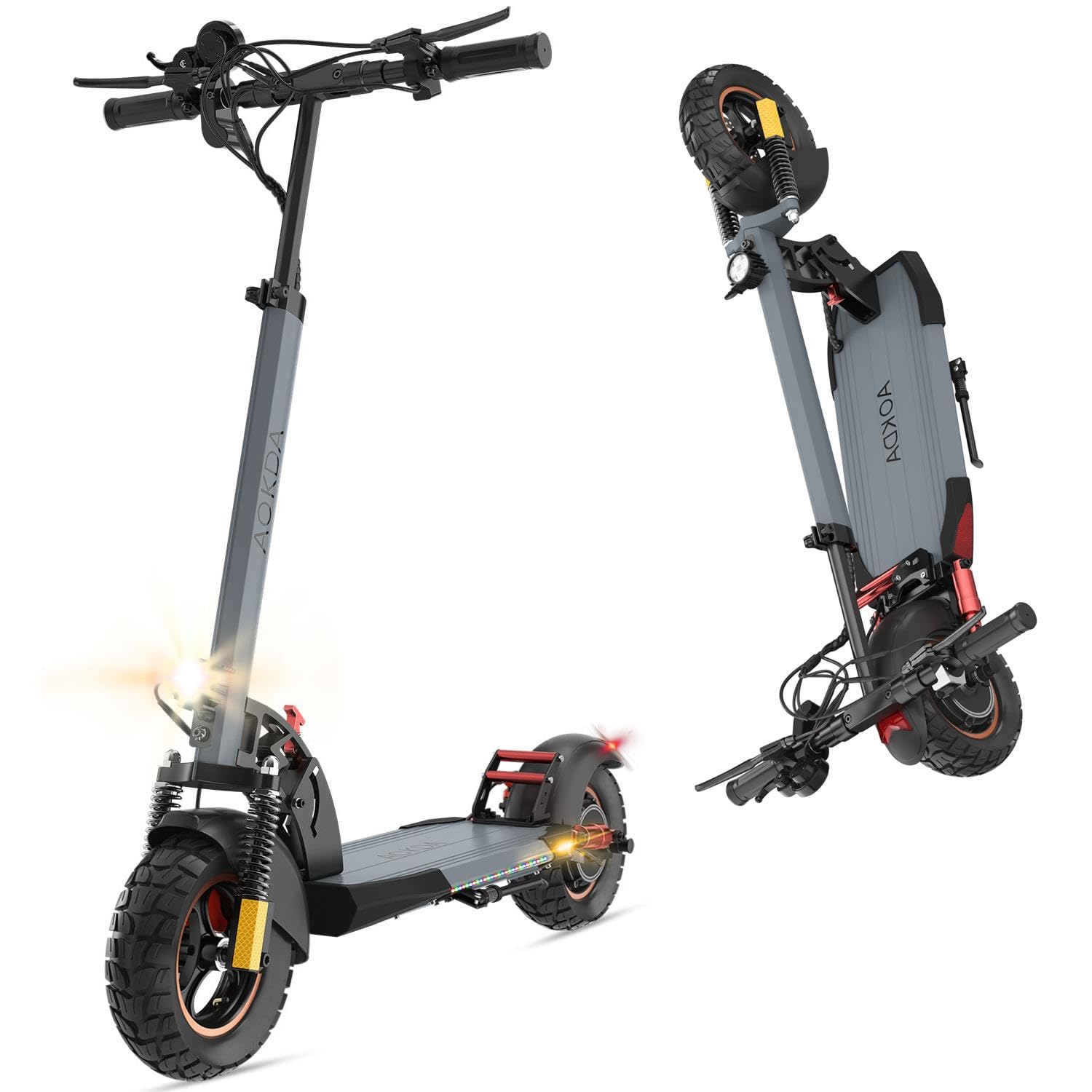 Electric Scooter 1000W Motor 25MPH & 20-30KM, 12.5Ah Large Battery, 10