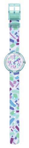 Flik Flak Girl Kids Watch Biosourced Quartz Waterproof Confetti Chaos2