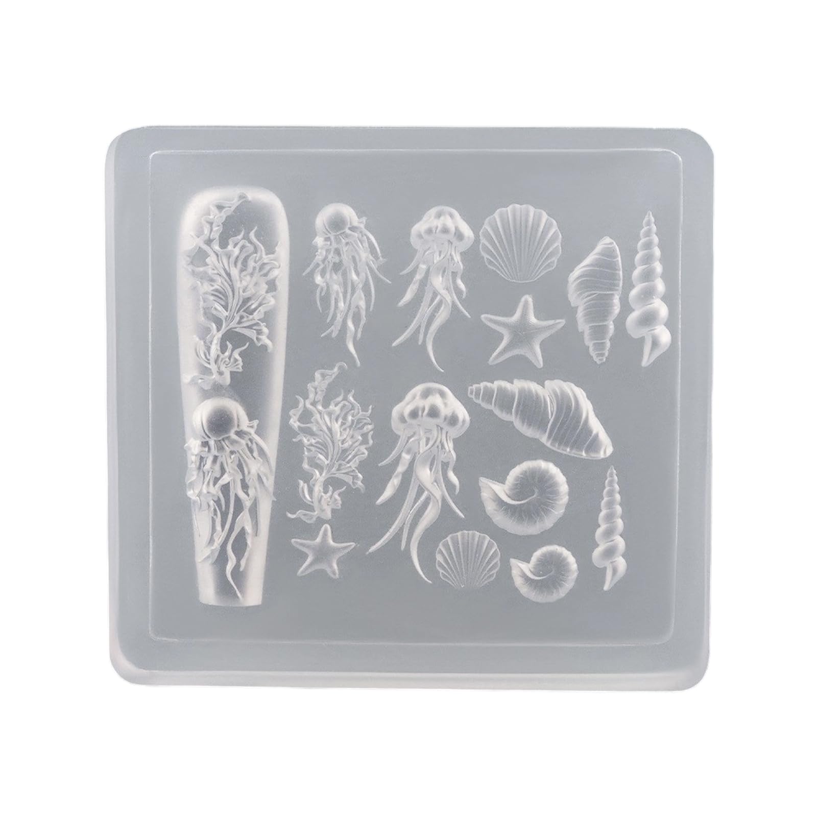 Maxtonser Silicone Nails Art Mold Accessory Bowknot Theme 3D Nails Decorative Mold Silicone Texture for Various Nails Types