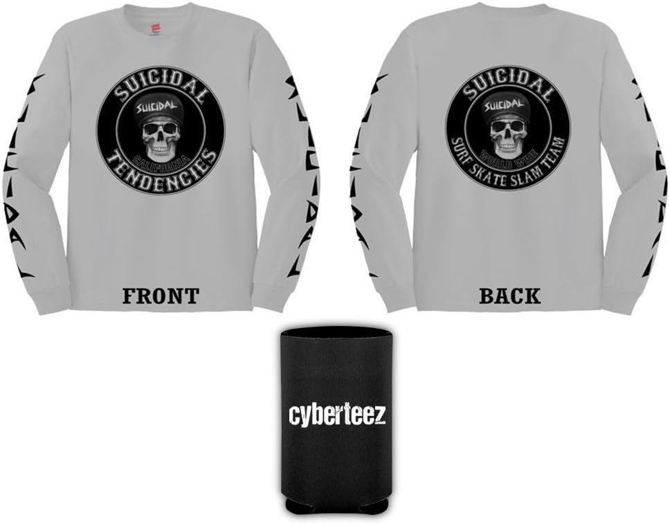 Suicidal Tendencies California Longsleeve Gray T-Shirt + Coolie