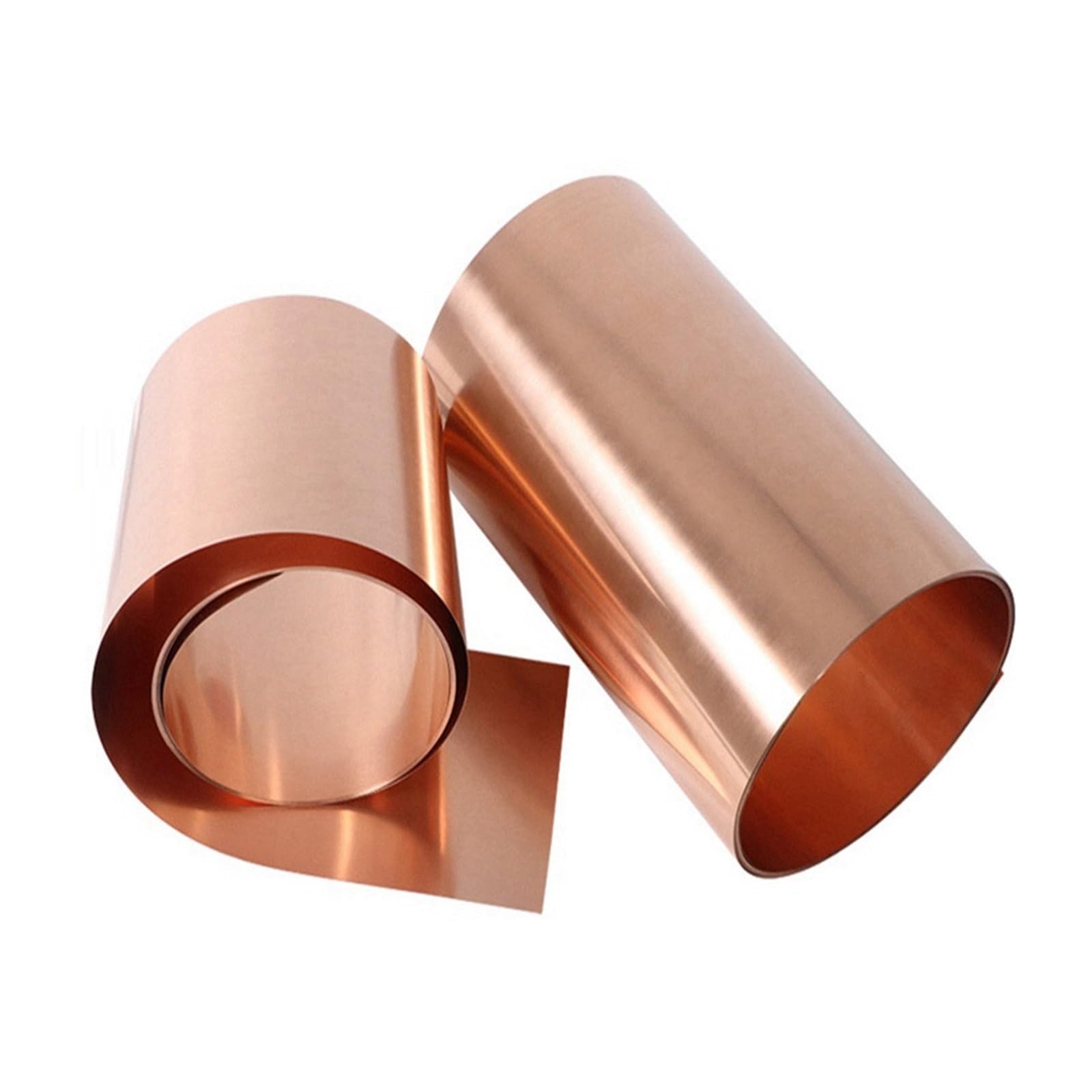 Kupferblechrolle, 99% Pure Cu Metal Sheet Foil Plate Thickness 0.1-8mm Length 50-5000mm Multiple Sizes(0.3x150x150mm)