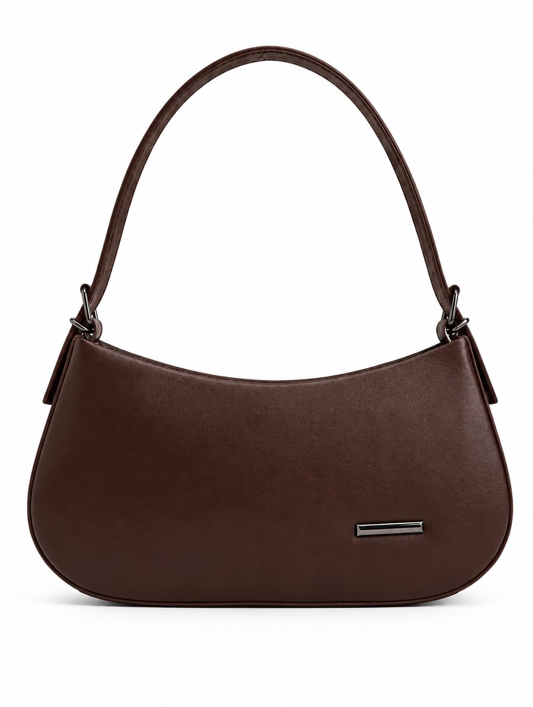 Women's Faux Leather Shoulder Bag Stylish Baguette Handbag for Ladies-image-32