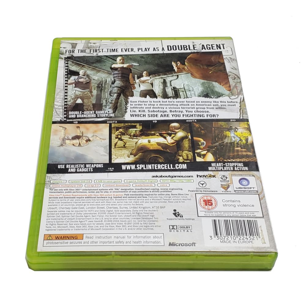 Tom Clancy's Splinter Cell: Double Agent (Xbox 360)