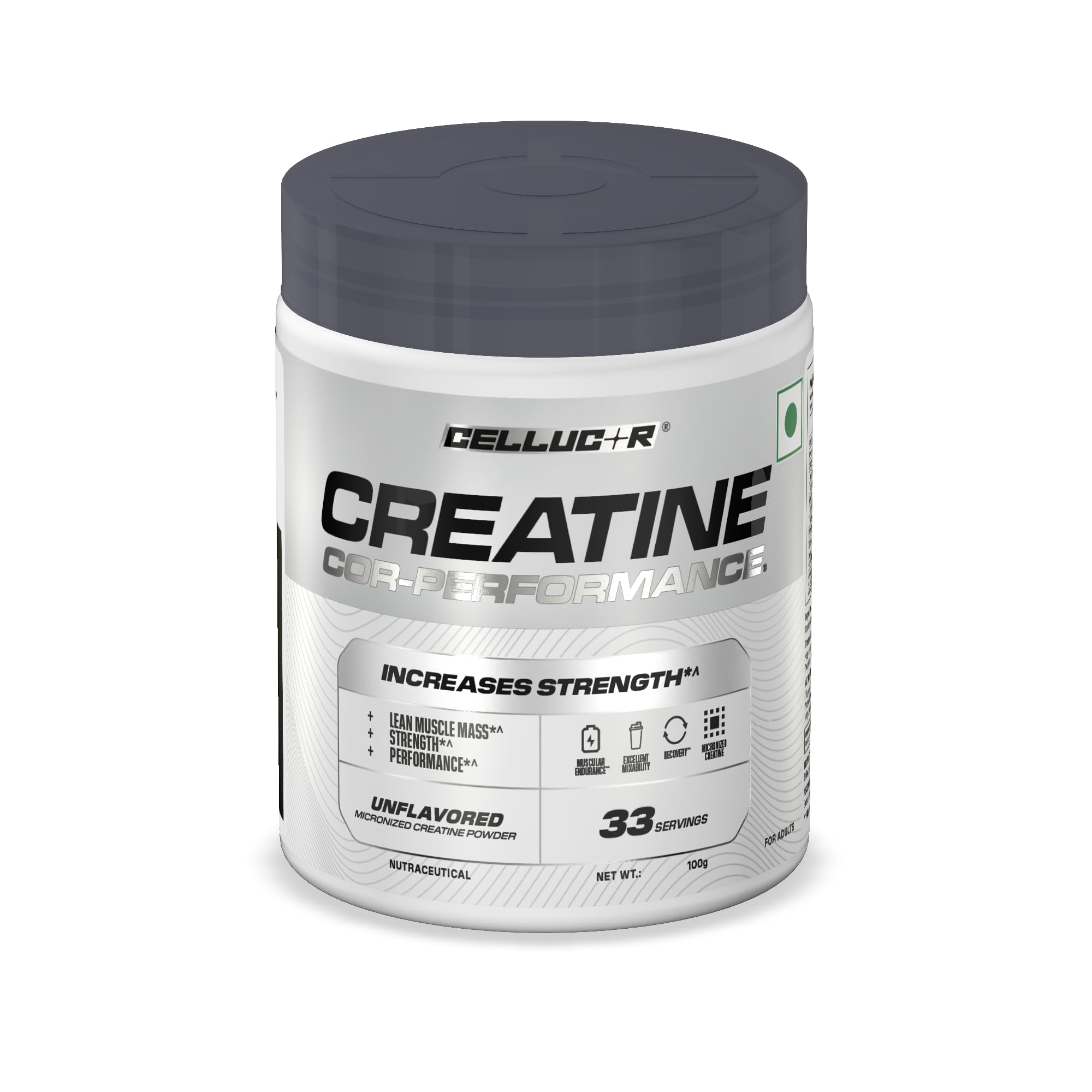 Cellucor Creatine Cor-Performance | Unflavoured | 100g | 33 serves| From the Makers of C4 | Micronized for Rapid absorption | Increases Muscle Strength & Performance-picture-11