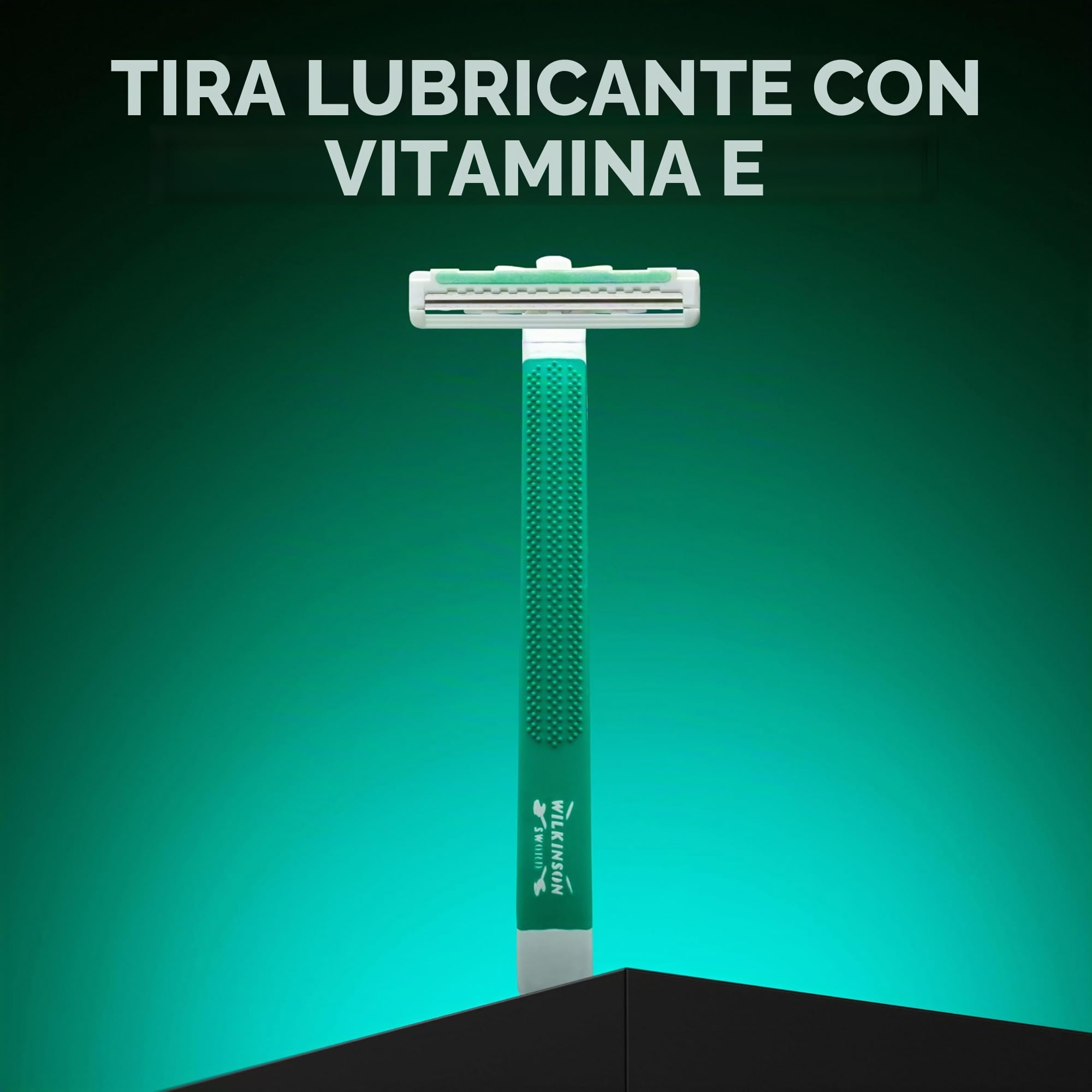Wilkinson Sword Extra 2 Sensitive - 20 Maquinillas de Afeitar Desechables de 2 Hojas para Hombre, Mango Antideslizante y Botón de Limpieza
