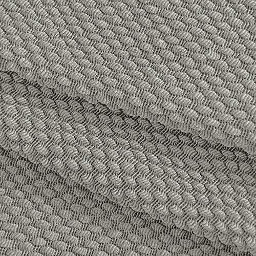 Set Of 2 Corn Fleece Stretch Light Gray Armrest Covers For Chairs And Sofas Spandex Armchair Slipcover For Recliner Sofa Anti-Slip Washable Sofa Arm Covers Protector (Light Gray) #TOP2