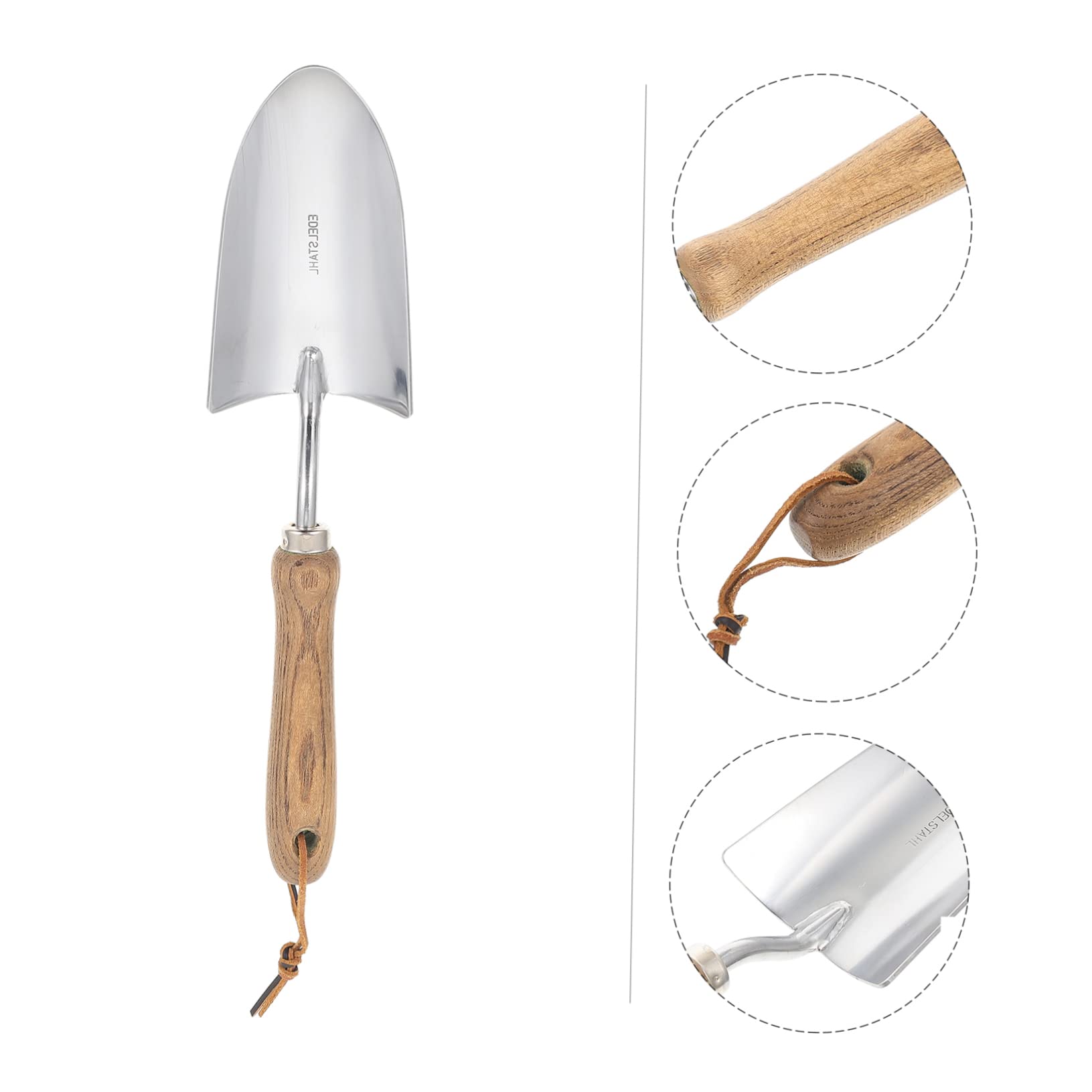 UPKOCH 2 Stück Gartengeräte Gartenhandgeräte Pflanz Und Unkrautwerkzeug Gartengeräte Grabschaufeln Kelle Handsichel Gartenwerkzeug Gartenspaten Bodenlockerungsspaten Edelstahl